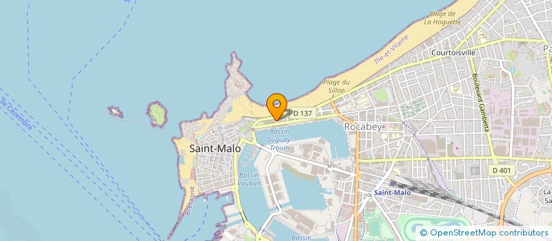 localisation de l'entreprise SOCIETE HOTELIERE DU PAYS MALOUIN à SAINT-MALO