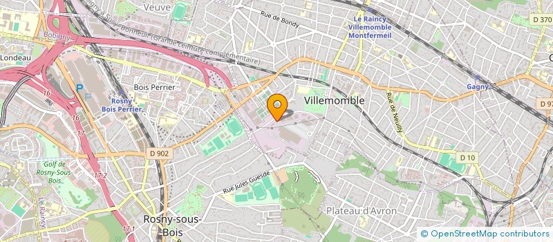 localisation de l'entreprise SOCIETE HOTELIERE DU PLATEAU D AVRON EN ABREGE SHPA à VILLEMOMBLE