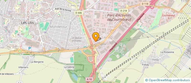 localisation de l'entreprise SOCIETE HOTELIERE DU POINCONNET  LES ULIS