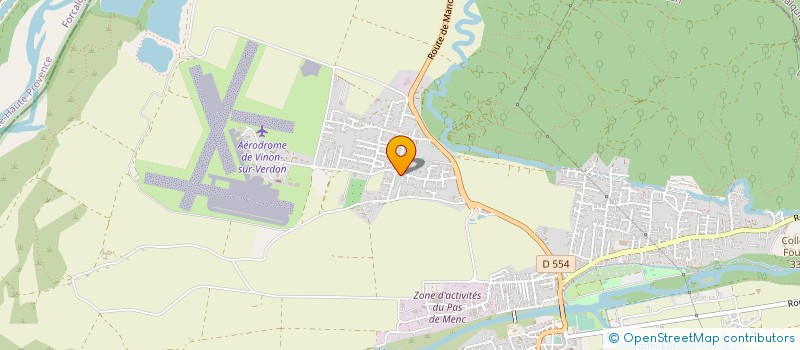 localisation de l'entreprise SOCIETE HOTELIERE DU VERDON à VINON-SUR-VERDON