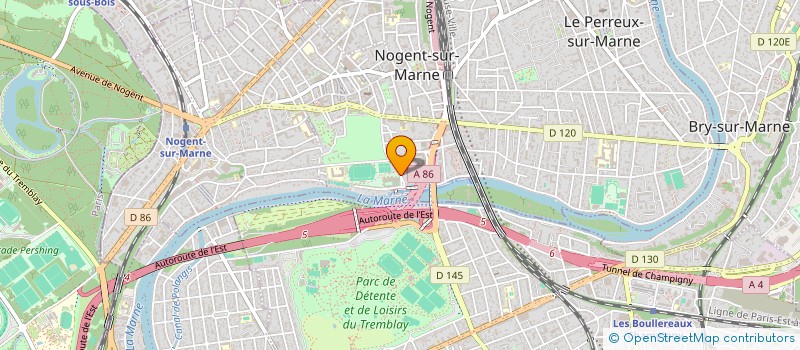 localisation de l'entreprise SOCIETE HOTELIERE ELYSEES-NOGENT  NOGENT-SUR-MARNE