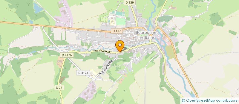 localisation de l'entreprise SOCIETE HOTELIERE ESCUDIER à BOURBONNE-LES-BAINS