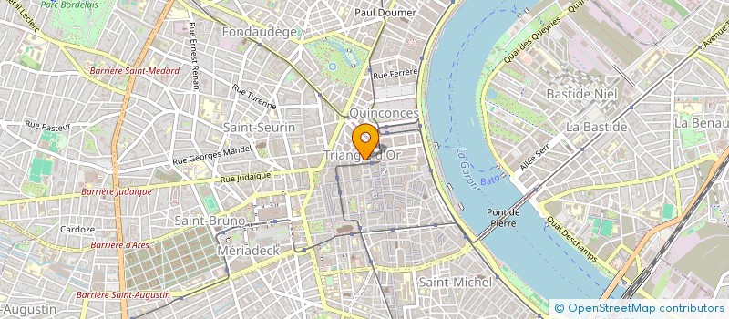 localisation de l'entreprise SOCIETE HOTELIERE ET IMMOBILIERE à BORDEAUX