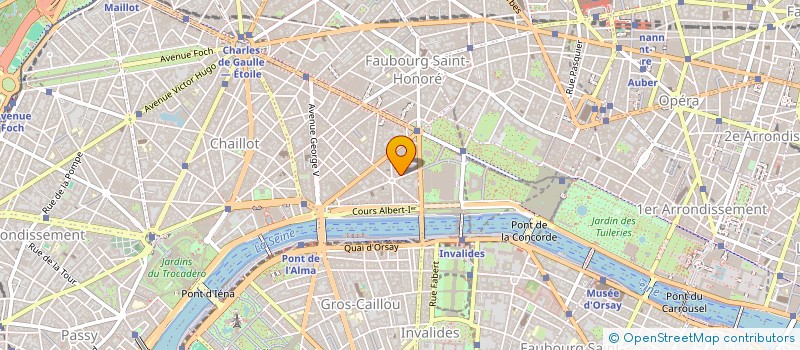 localisation de l'entreprise SOCIETE HOTELIERE ET TOURISTIQUE SAN REGIS à PARIS