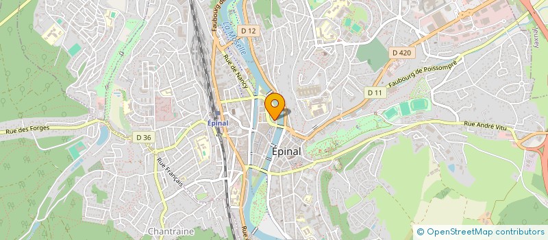 localisation de l'entreprise SOCIETE HOTELIERE ET TOURISTIQUE VOSGIENNE  EPINAL