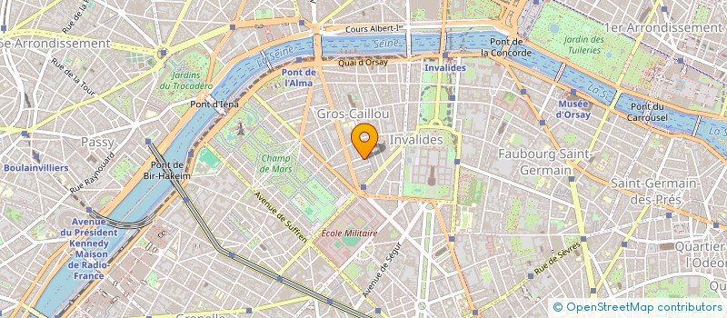 localisation de l'entreprise SOCIETE HOTELIERE GOURDAL  PARIS