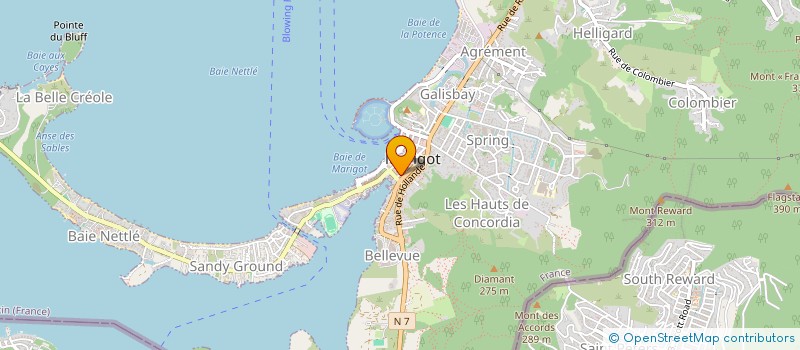 localisation de l'entreprise SOCIETE HOTELIERE LA FREGATE à SAINT MARTIN