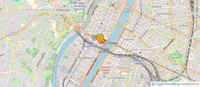 localisation de l'entreprise SOCIETE HOTELIERE LANCINOISE  LYON