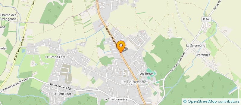 localisation de l'entreprise SOCIETE HOTELIERE LE POINCONNET à LE POINCONNET