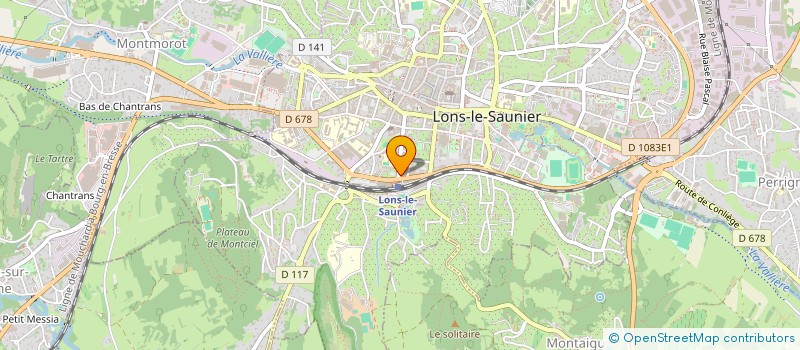 localisation de l'entreprise SOCIETE HOTELIERE LEDONIENNE à LONS-LE-SAUNIER