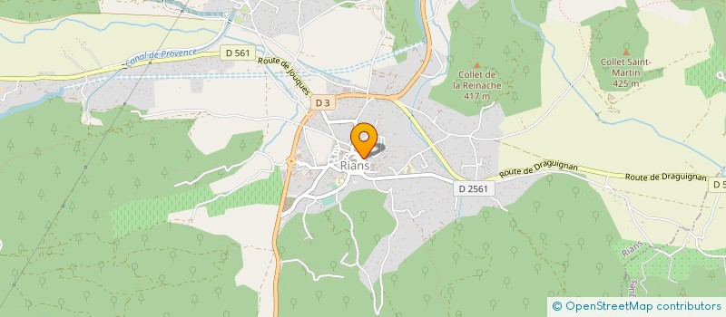 localisation de l'entreprise SOCIETE HOTELIERE LES PALOMBES à VINON-SUR-VERDON