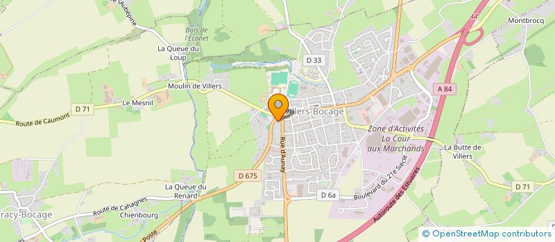 localisation de l'entreprise SOCIETE HOTELIERE LES TROIS ROIS à VILLERS-BOCAGE