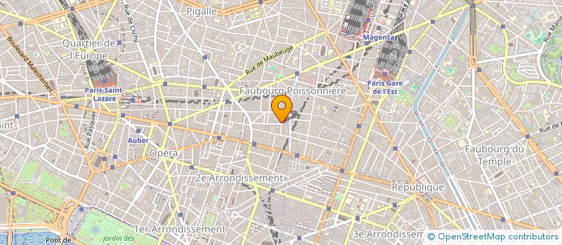 localisation de l'entreprise SOCIETE HOTELIERE NORD-LAFAYETTE  PARIS