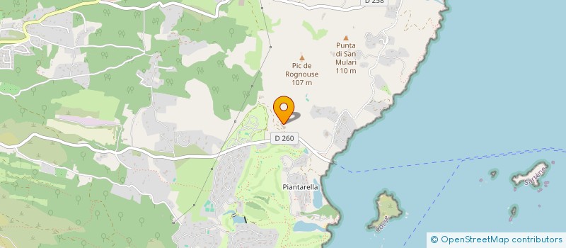 localisation de l'entreprise SOCIETE HOTELIERE PIANTARELLA VIEW  BONIFACIO