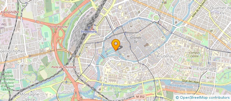 localisation de l'entreprise SOCIETE HOTELIERE REGENT PETITE FRANCE à STRASBOURG