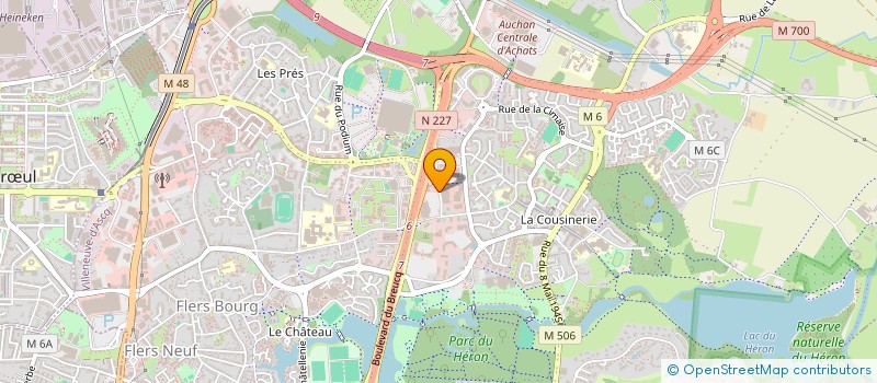 localisation de l'entreprise SOCIETE HOTELIERE VILLENEUVOISE à VILLENEUVE-D'ASCQ