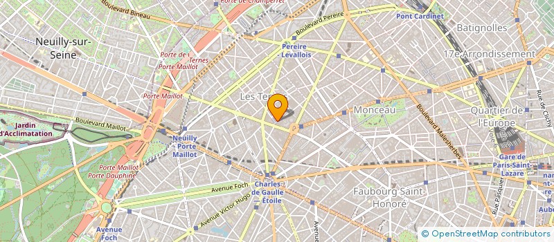 localisation de l'entreprise SOCIETE HOTELIERE WAGRAM HOTEL à PARIS