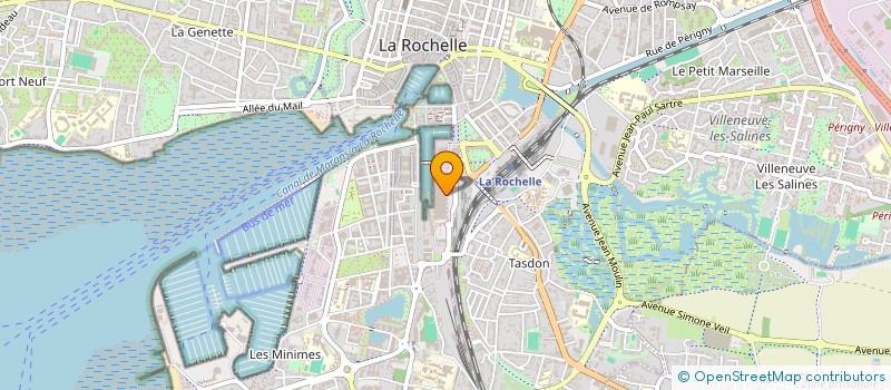 localisation de l'entreprise SOCIETE HOTELS ECONOMIQUES D'ISNEAUVILLE à LA ROCHELLE