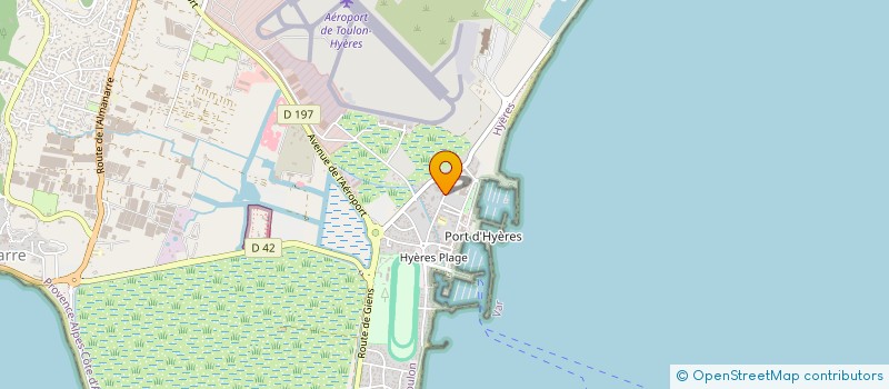 localisation de l'entreprise SOCIETE HOTELS MLGC à HYERES