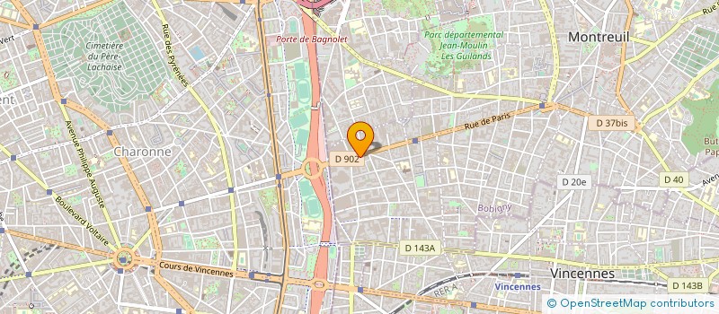 localisation de l'entreprise SOCIETE HOURAM  PARIS