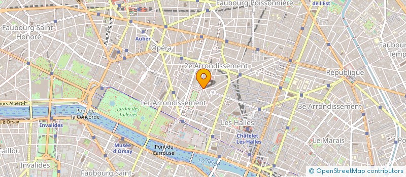 localisation de l'entreprise SOCIETE HPO à PARIS