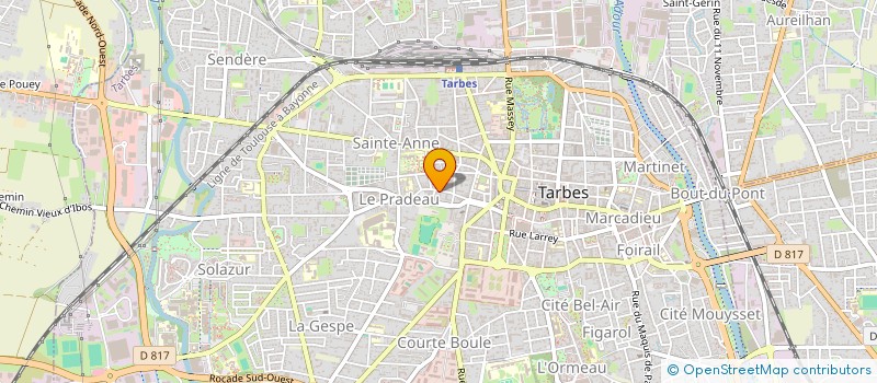 localisation de l'entreprise SOCIETE HUEBER à TARBES