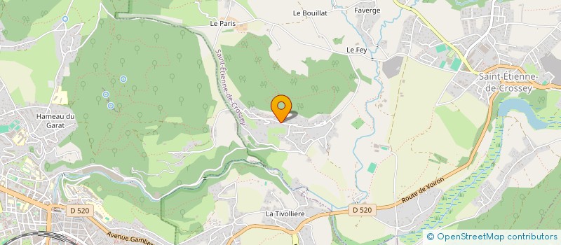 localisation de l'entreprise SOCIETE HUGOT PERE ET FILS  SAINT-ETIENNE-DE-CROSSEY