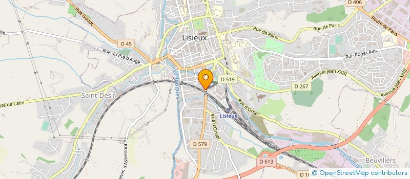 localisation de l'entreprise SOCIETE HUPAT à LISIEUX
