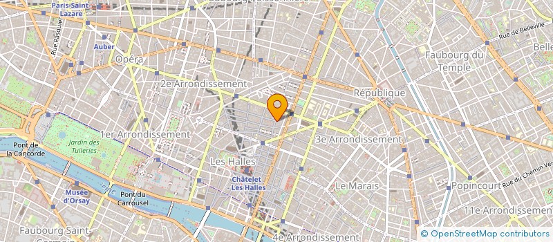 localisation de l'entreprise SOCIETE HW à PARIS