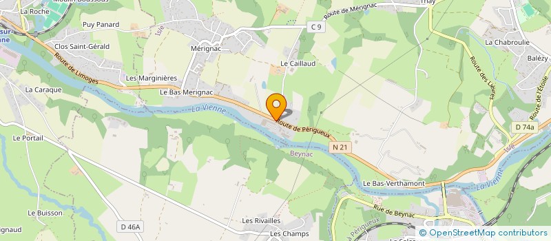 localisation de l'entreprise SOCIETE HYDRO ELECTRIQUE DU CAILLAUD à ISLE