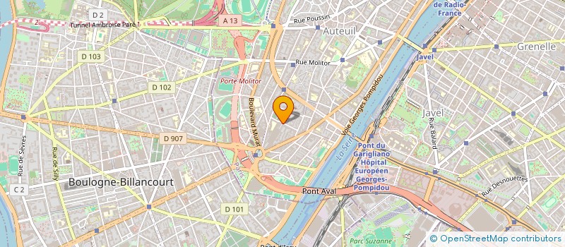 localisation de l'entreprise SOCIETE I2C à PARIS