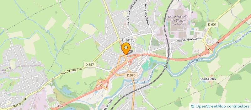 localisation de l'entreprise SOCIETE IAFRATE  BLANZY