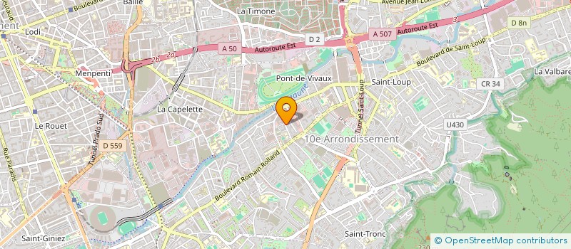 localisation de l'entreprise SOCIETE ICARD CARROSSERIE MECANIQUE  MARSEILLE