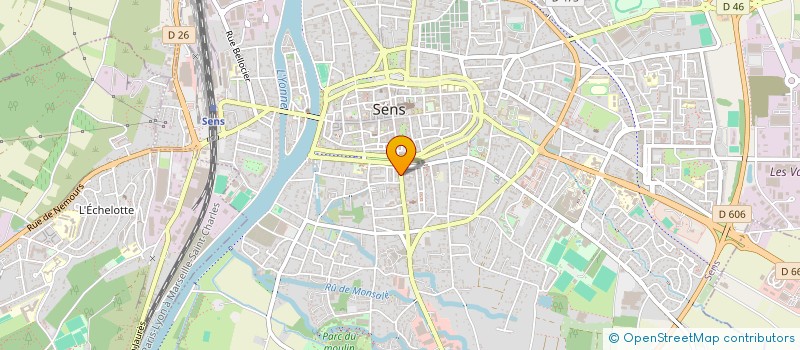 localisation de l'entreprise SOCIETE ICAUNAISE DE BATIMENT à SENS