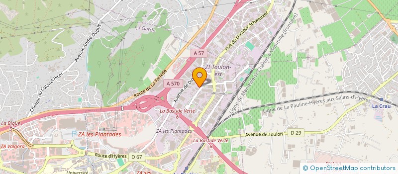 localisation de l'entreprise SOCIETE IDEAL INSULFAT à LA GARDE