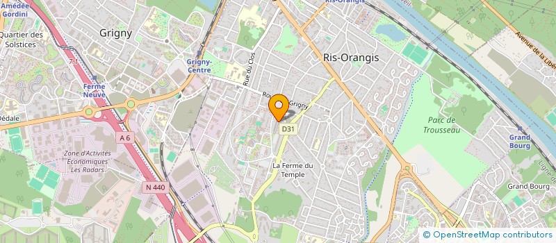 localisation de l'entreprise SOCIETE IDEAL PRESSING  RIS-ORANGIS