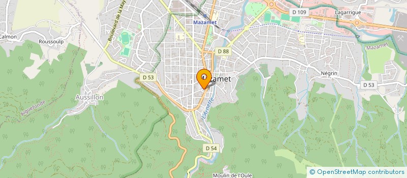 localisation de l'entreprise SOCIETE IFAC BOIS à MAZAMET