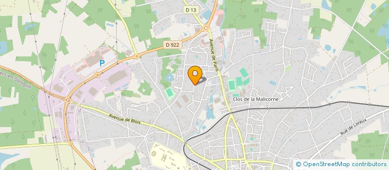 localisation de l'entreprise SOCIETE IMEX à ROMORANTIN-LANTHENAY