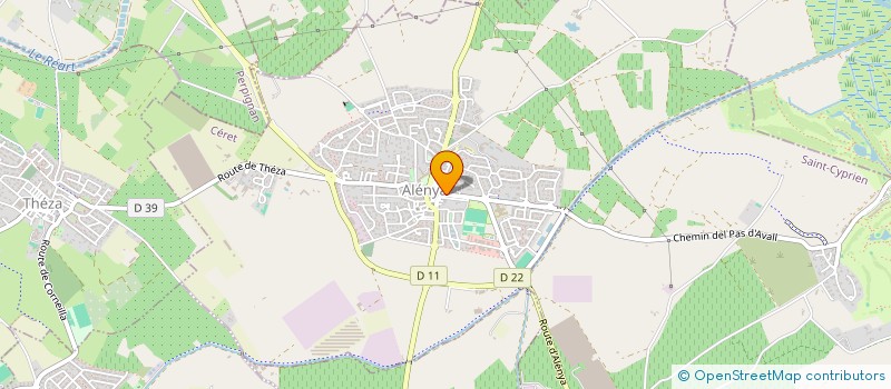 localisation de l'entreprise SOCIETE IMMO MEDITERRANEE  ALENYA