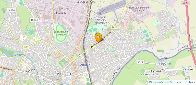 localisation de l'entreprise SOCIETE IMMOBILIER INDUSTRIEL ALENCONNAI à ALENCON
