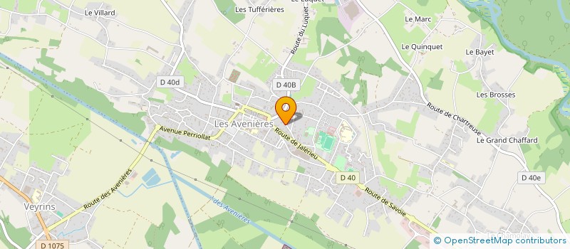 localisation de l'entreprise SOCIETE IMMOBILIER RAVAILLEAU  LES AVENIERES VEYRINS-THUELLIN