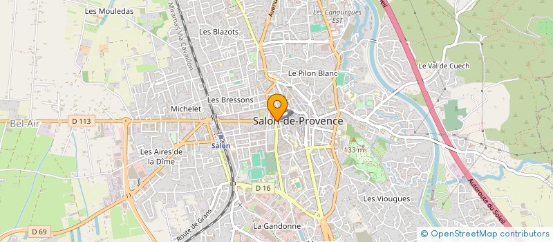 localisation de l'entreprise SOCIETE IMMOBILIER SALONAISE  SALON-DE-PROVENCE