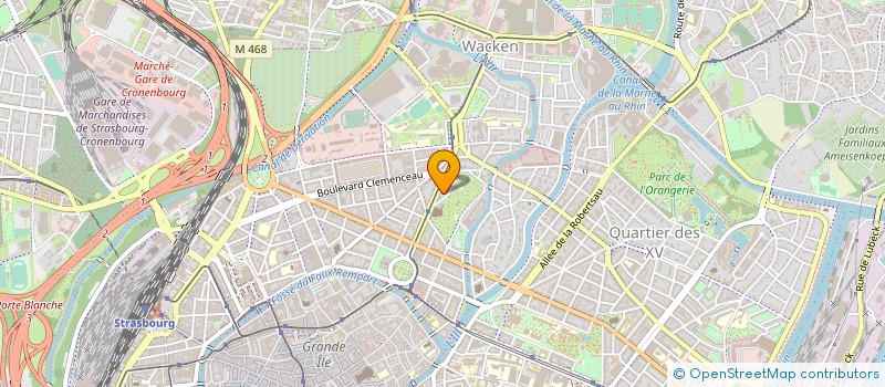 localisation de l'entreprise SOCIETE IMMOBILIERE 5 RUE KLEBER SA à STRASBOURG