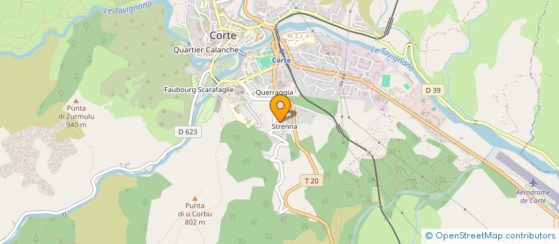 localisation de l'entreprise SOCIETE IMMOBILIERE ALBA à CORTE