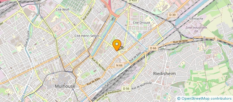 localisation de l'entreprise SOCIETE IMMOBILIERE ALESSIA  MULHOUSE