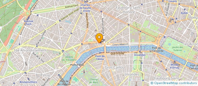 localisation de l'entreprise SOCIETE IMMOBILIERE ALMA  PARIS