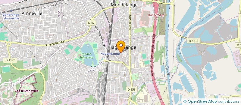 localisation de l'entreprise SOCIETE IMMOBILIERE ALMIDE à HAGONDANGE