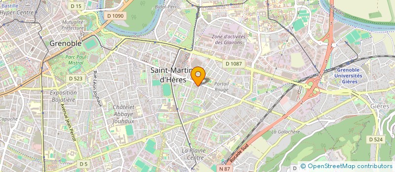 localisation de l'entreprise SOCIETE IMMOBILIERE ALPES LOGIS  SAINT-MARTIN-D'HERES