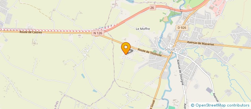 localisation de l'entreprise SOCIETE IMMOBILIERE ALVES GRETETE  SOUAL