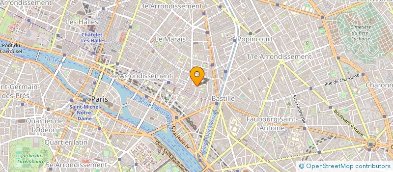 localisation de l'entreprise SOCIETE IMMOBILIERE BEAUCOUP DE BRUIT POUR RIEN  PARIS